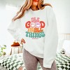 Simply Sage Market S.W.Smiley See Good In All Things Smiley Face Lightweight Garment Dyed Sweatshirt - 3 of 4