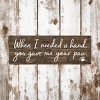 Slickblue Pet Quote Wood Sign, When I Needed a Hand You Gave Me Your Paw, 3.5x10 Rustic Plaque - 2 of 3