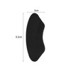 Unique Bargains Silicone Heel Support Cup Pads Orthotic Insole Plantar Care Heel Pads 8Pcs PU Beige Black - 4 of 4