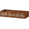 The Lakeside Collection Toilet Tank Topper Trays - Hello Sweet Cheeks - 2 of 4