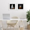 Stupell Industries Vintage Halloween Ghost & Pumpkin Stack 2pc Framed Print Under Glass Set - 2 of 4
