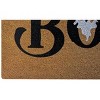 Kate Aurora Halloween Boo Bristled Coir Outdoor Welcome Mat - 18"x30" - 3 of 3