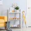 AuldHome Design Please Remove Your Shoes Black and White Cast Iron Sign: Rustic Farmhouse Metal Plaque - 4 of 4