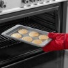 KitchenAid 9"x13" Aluminized Steel Nonstick Baking Sheet: Dishwasher-Safe Cookie Pan, Even-Heating, Gray - 4 of 4
