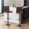 BestMassage Bar Stool Modern Swivel Bar Stools Set of 2 Adjustable Height Counter Stool - 2 of 4