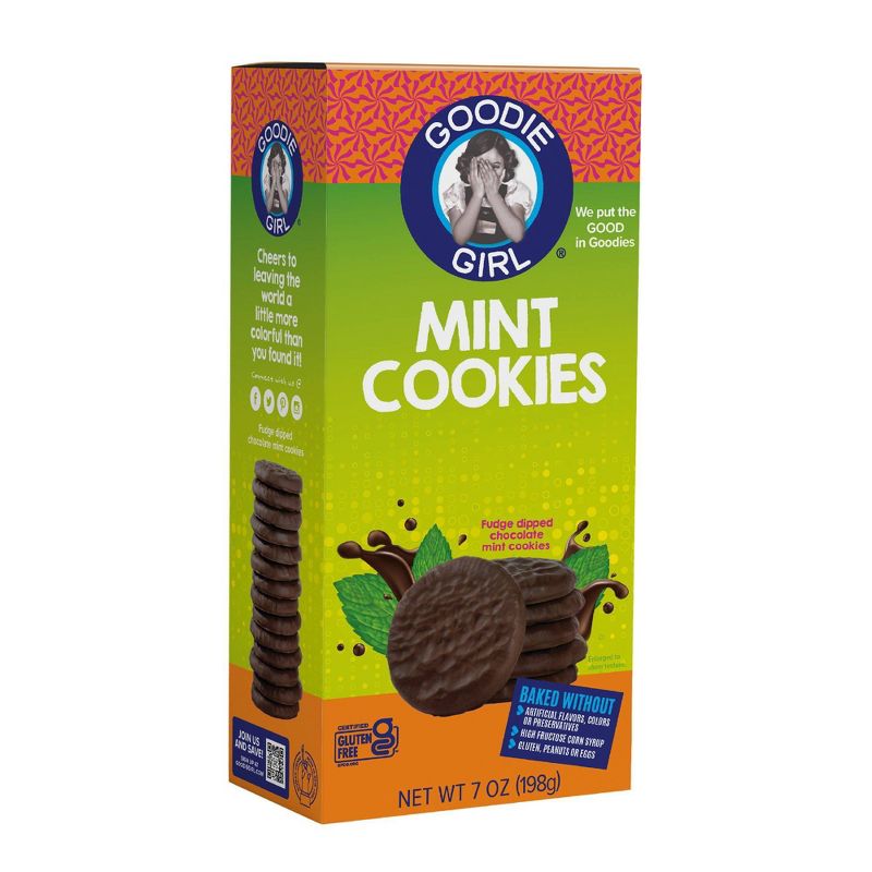 Goodie Girl Gluten Free Mint Cookies - 7oz, 1 of 13