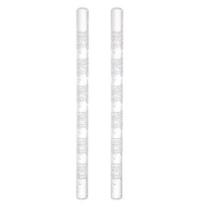 Unique Bargains Acrylic Embossed Non-Stick Round Head Baking Rolling Pins 2 Pcs - 1 of 3
