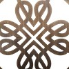 Slickblue Decorative Celtic Wall Art – Irish Steel Shamrock Leaf or Celtic Cross Design, 12", 5 Finishes - 3 of 4