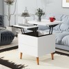 Modern Multifunctional Extendable Coffee Table With Storage Space And Lift Top - ModernLuxe - image 3 of 4