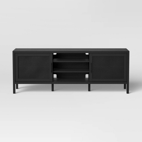 Black tv deals stand storage