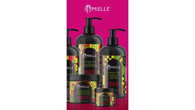 Mielle Organics BHM Rosemary Mint Strengthening Hair Masque - 12oz, 2 of 5, play video