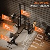 Multifunctional Folding Weight Bench, Adjustable Weight Bench Set with Leg Curler, Household Fitness Equipment - 3 of 4