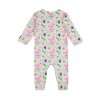 Ola! Otter Romper with Footsie - Flamingo Forest - 2 of 4