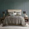 NicBex 5 Pcs Classic Jacquard Comforter Set Cozy Bedding Set, Bedspread Set with Throw Pillows, 1 Bedspread, Pillows, Machine Washable - 3 of 4