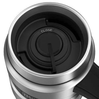 Thermos Matte Gray Stainless Steel 16 oz Travel Mug