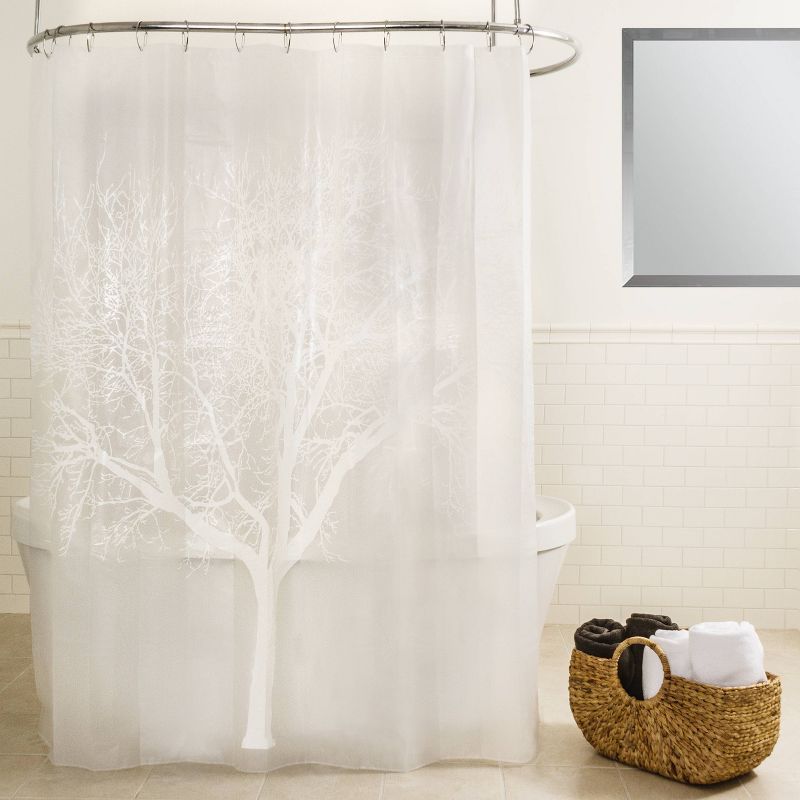 Tree EVA Shower Curtain - Pearl, 2 of 7