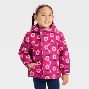 Toddler Girls' 3-in-1 Snowplay Jacket - Cat & Jack™ Pink - 1 of 2