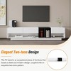 TIRAMISUBEST Sleek TV Stand with Perfect Storage Solution, Two-tone Media Console for TVs Up to 80'', Functional TV Cabinet with Versatile Compartment - 4 of 4