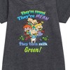 - Rugrats - Reptar Bar Graphic Short Sleeve Fleece Dress - 2 of 4