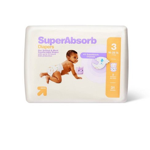 Disposable Diapers Small Pack - Size 3 - 31ct - Up & Up™ : Target