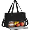 Lunch Tote Bag for Women, Work Tote Bag with Insulated Lunch Compartment, Laptop Briefcase, Wristlet Pouch for Everyday Use - 2 of 4