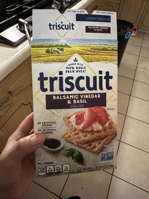 Triscuit Balsamic Vinegar & Basil Crackers - 8.5oz : Target