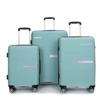 Luggage 3 Piece Set(20"/24"/28"), Hardshell Suitcase With Double Mute Spinner Wheels, TSA Lock