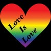 Adult Design By Humans Love Is Love Rainbow Heart Pride By ArnyaTees Tank Top - 2 of 2