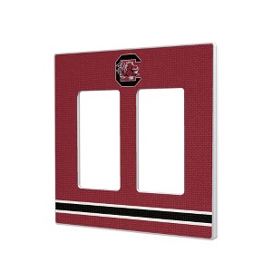 NCAA SEC Universities Stripe Hidden-Screw Light Switch Plate for Double Rocker - 1 of 4