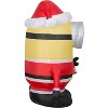 Gemmy Christmas Airblown Inflatable Minion Stuart Licking Candy Cane, 3.5 ft Tall, Yellow - 3 of 4