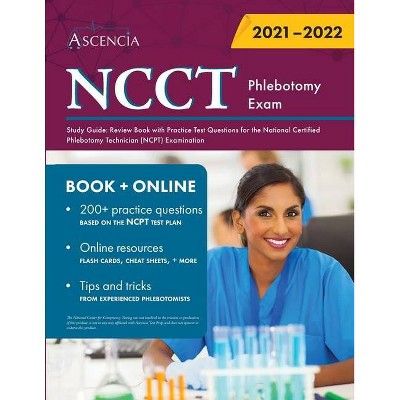 NCCT Phlebotomy Exam Study Guide - by  Ascencia (Paperback)