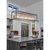 Toltec Lighting Cadina 5 - Light Island Pendant Light in  Matte Black/Brushed Nickel - 2 of 2