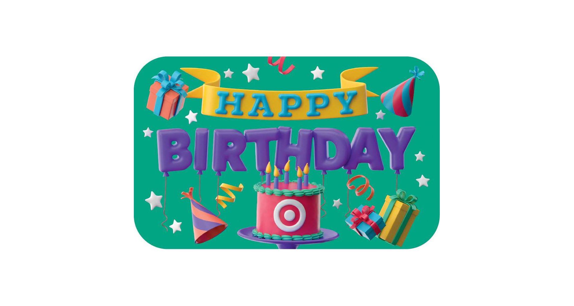 Happy Birthday Target Cake Target GiftCard