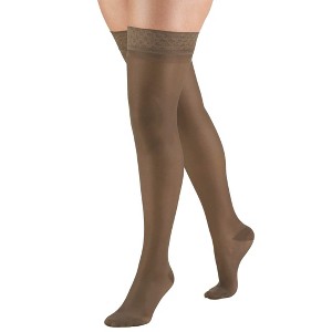 Truform Sheer Compression Stockings, 15-20 mmHg, Women's Thigh High Length, 20 Denier - 1 of 4