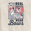 Boys' - Disney - Real Athletes Wear Bows Graphic Long Sleeve Fleece Sweatshirt - 2 of 4