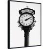 Amanti Art Vintage Street Clock with Marked Telluride Times by Del Mundo Imagery Canvas Wall Art Print Framed - 2 of 4