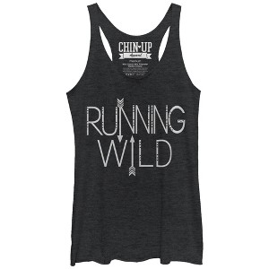 Women's CHIN UP Running Wild Racerback Tank Top - 1 of 3