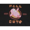 Fall Guys Ultimate Knockout Falling Pink Character Men's Black Sweatshirt - 2 of 3