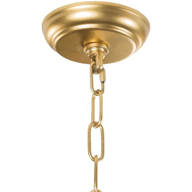 Mark & Day Tamaroa 21"H x 14"W x 14"D Traditional Gold Ceiling Lights, 3 of 5
