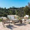 4pc Chat Set with Cushions brown/grey-Christopher Knight Home - 4 of 4