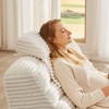 Kumasinova 360° Oversize Swivel Accent Chair, Glider Chair with Convertible Lumbar-to-Headrest Pillow, Reading Chair for Living Room, Bedroom, Office - 3 of 4
