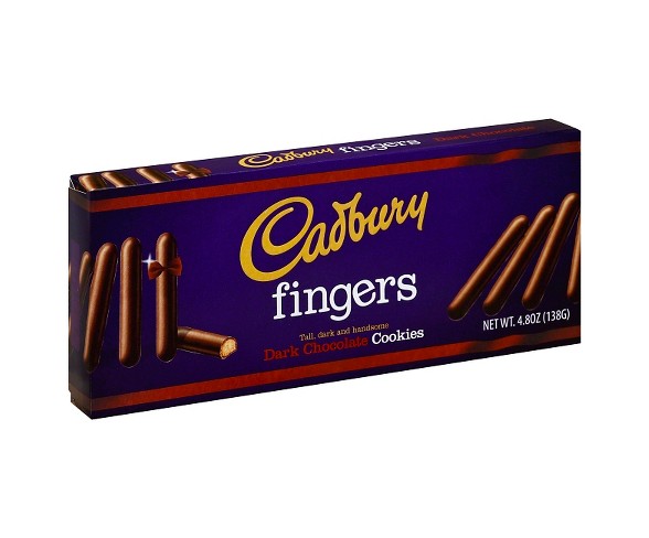 Cadbury Fingers Dark Chocolate Cookies - 4.80 oz