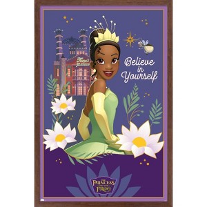 Trends International Disney The Princess And The Frog - Believe In Yourself Framed Wall Poster Prints - 1 of 4