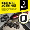 Mission Automotive 3 Pack Silencer Pads for 2 Inch Ball Mounts - Reduce Rattle and Noise Between Receivers and Tow Hitches - 2 of 4