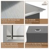 CASAINC 33" Double Bowl Topmount Drop-in Stainless Steel Kitchen Sink Workstation with Included Accessories - 3 of 4