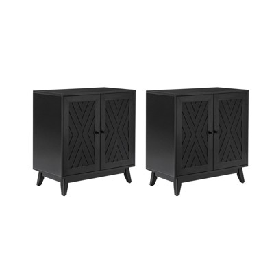 Adolf  30"Tall 2 Door Accent Cabinet Set of 2 | ARTFUL LIVING DESIGN