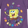 Girls' - SpongeBob Squarepants - So Eggcited Fitted Short Sleeve Graphic T-Shirt - 2 of 4