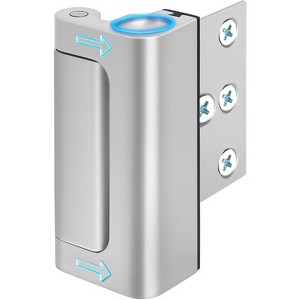 DOMETOUR Door Reinforcement Lock Home Security - Front Door Locks Child Proof Door Latch Lock Top Door Locks Flip Door Guardian for Inside Door - 1 of 4
