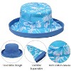 Solaris Women's Cotton Packable Bucket Hat, Wide Brim Bucket Hat for Women, UPF 50 Reversible Women Hat for Garden Party, Beach, Travel - 2 of 4