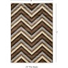 HomeStock Roma Chevron Chocolate & Beige 8x10, Transitional, PowerLoomed - 3 of 4
